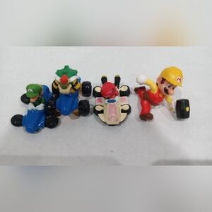 Super Mario Kart Action Figure Set - Blue, Green, Red